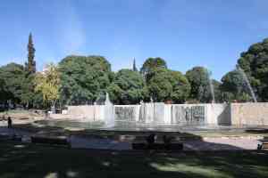 La fuente en Plaza Independencia